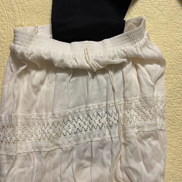 Cream boho maxi skirt NWT - Picture 4 of 4